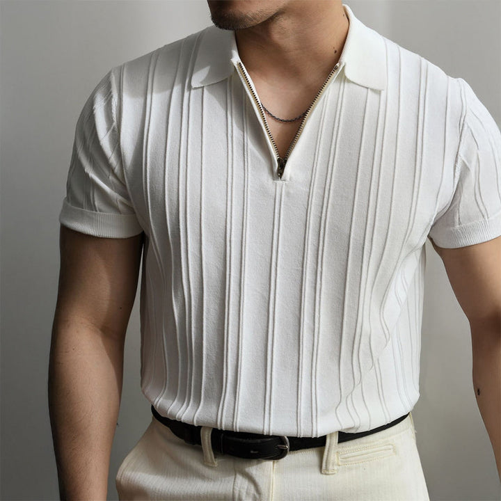 Carmelo | Polo Bianco Elegante