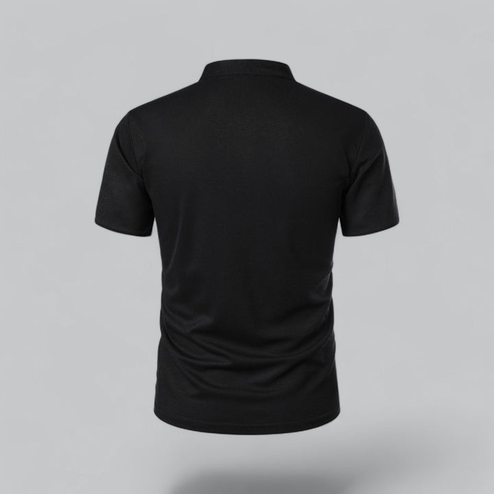 Colin | Collarless Polo Shirt