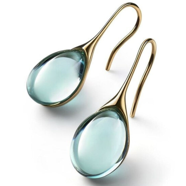 ROMY™ - Orecchini pendenti con cristalli in oro e argento
