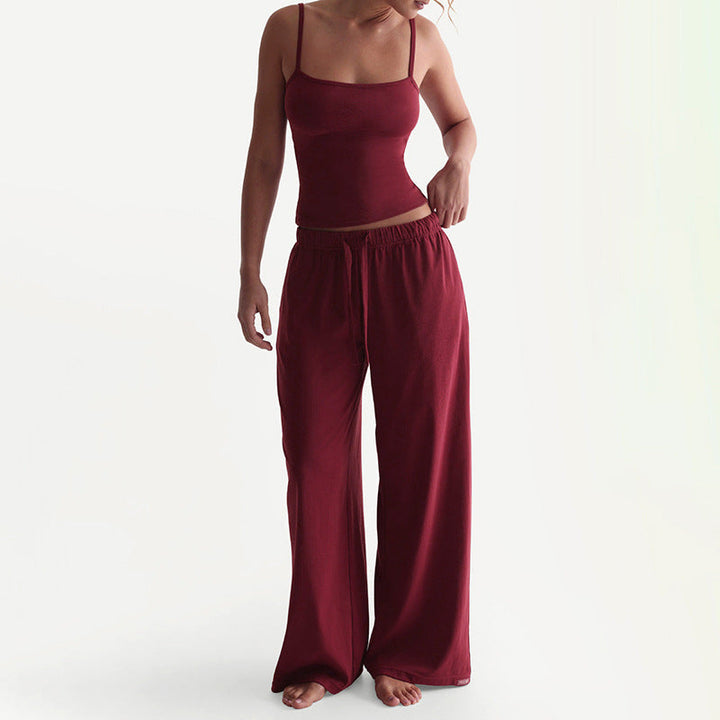 PATSY™ - Completo estivo casual senza maniche con top e pantaloni