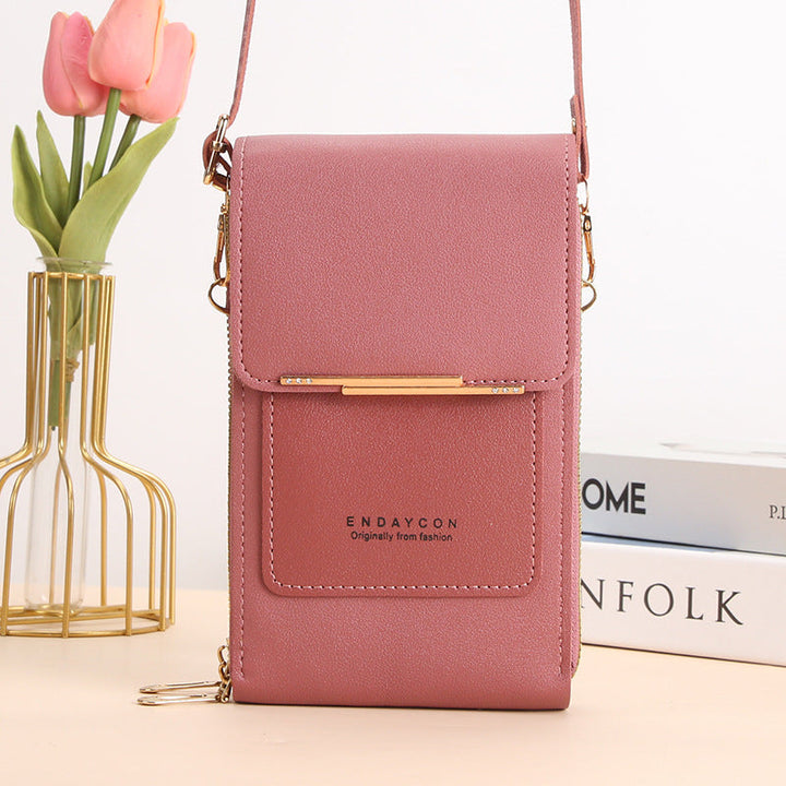 CORA™ - Borsa a tracolla per cellulare elegante con touch screen