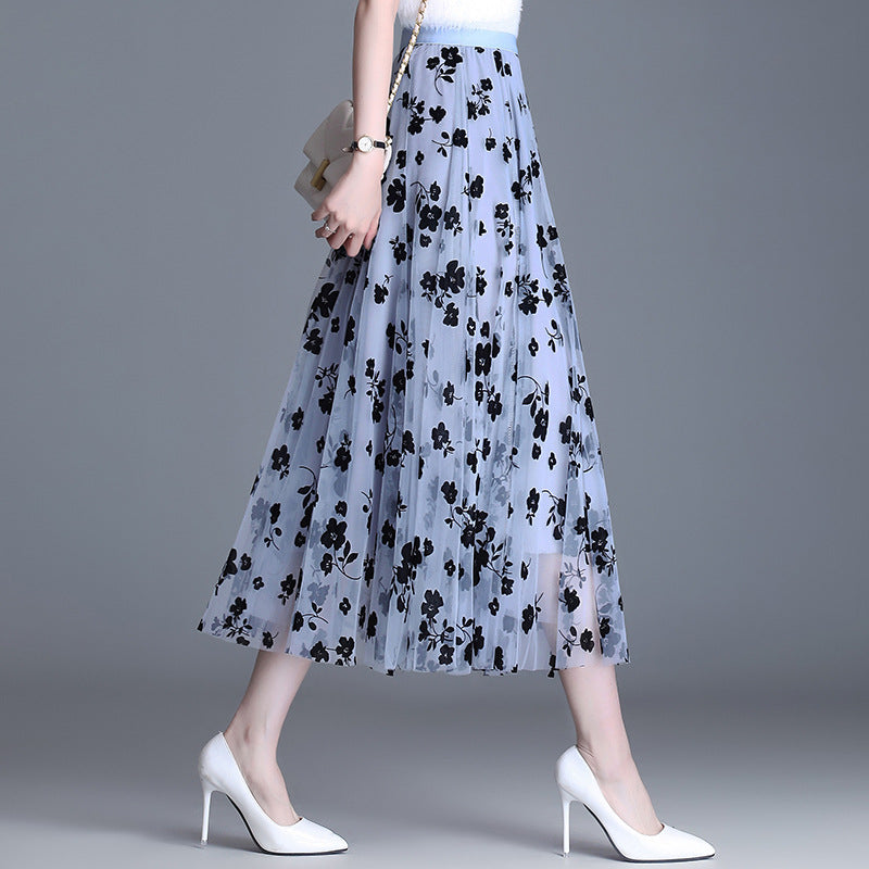 ADELINE™ – Gonna midi floreale chic