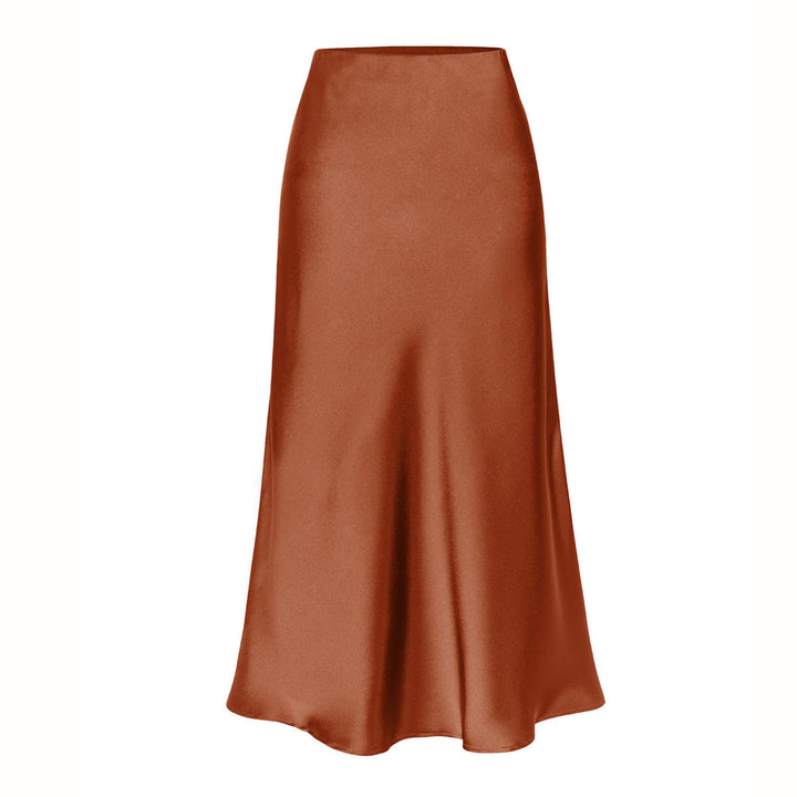KEITH™ - Gonna Midi a Vita Alta con Spacco Laterale Elegante