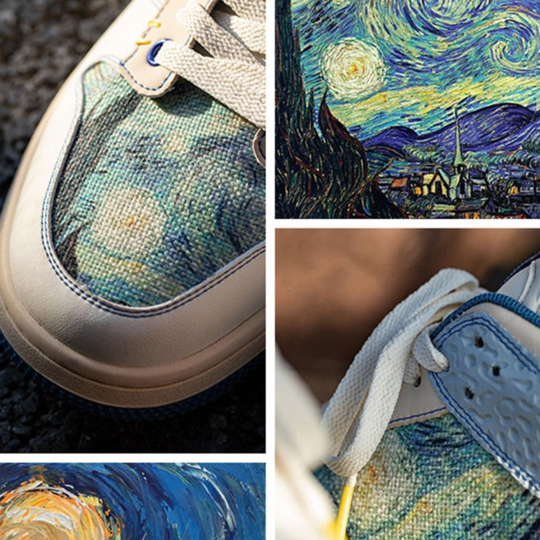 VAN GOGH™ | Sneakers Ispirate a Notte Stellata