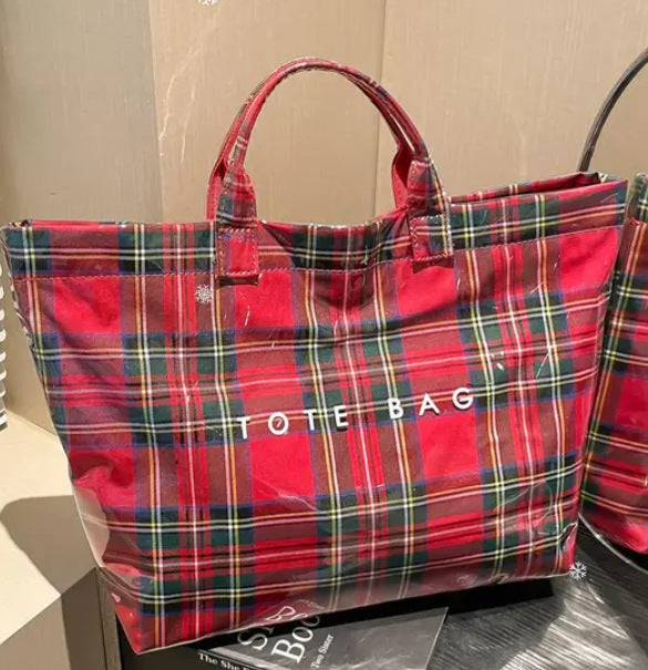 RUBI™ - Borsa Tote Donna Grande Capacità Natalizia Borsa a Mano Versatile