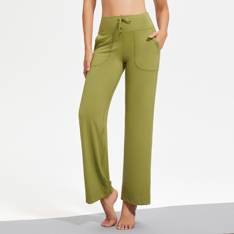 BETHANY™ - Pantaloni a vita alta a gamba larga