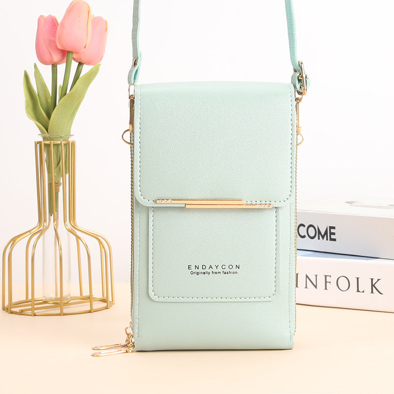 CORA™ - Borsa a tracolla per cellulare elegante con touch screen
