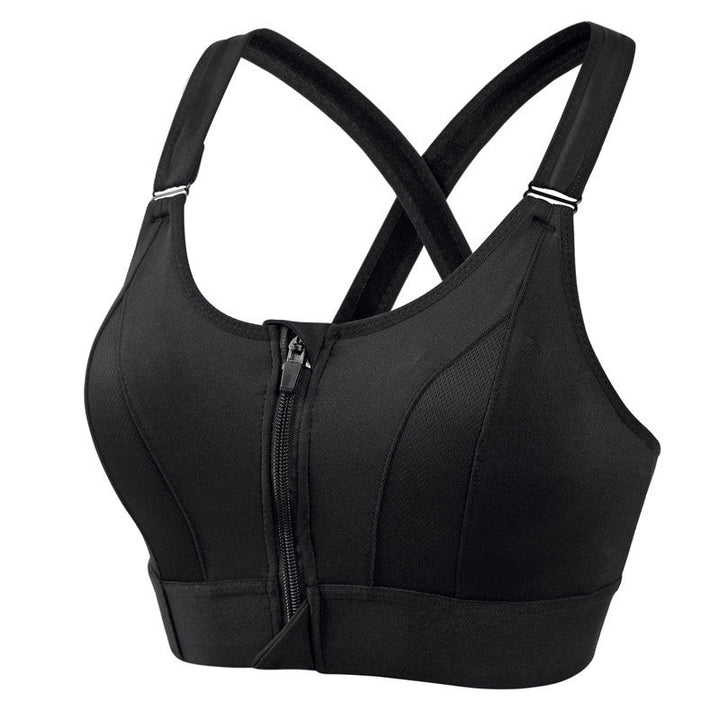 Pauline | Reggiseno sportivo con cerniera frontale