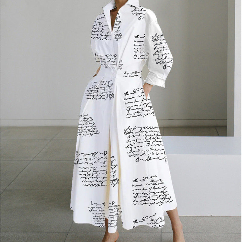 SOFER™ - Elegant Front Wrap Collared Maxi Dress