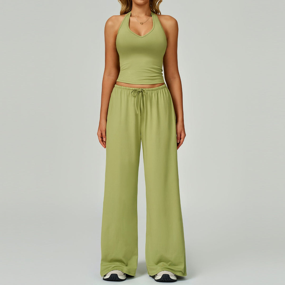 DINGDING™ - Set composto da canotta corta e pantaloni a gamba larga