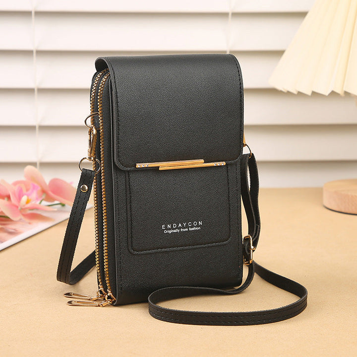 CORA™ - Borsa a tracolla per cellulare elegante con touch screen