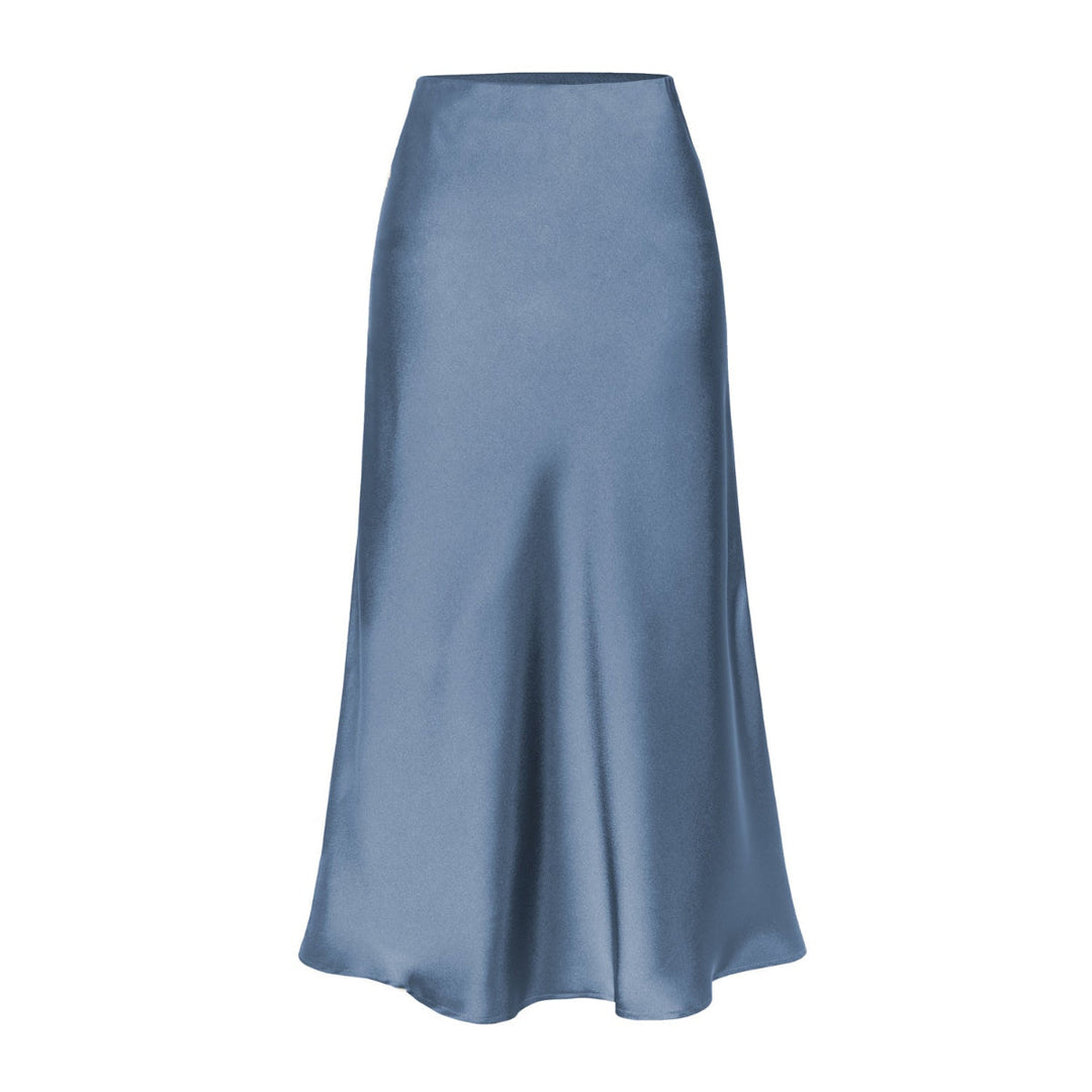 KEITH™ - Gonna Midi a Vita Alta con Spacco Laterale Elegante
