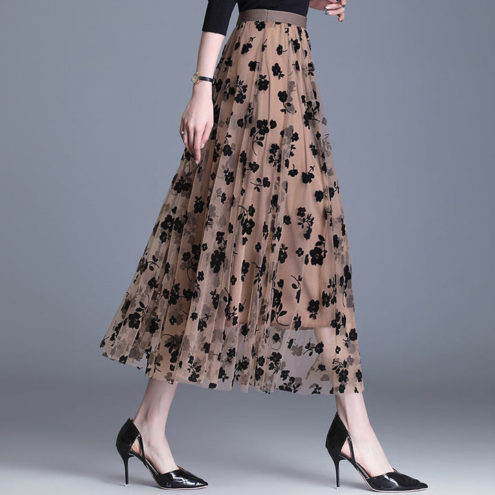 ADELINE™ – Gonna midi floreale chic