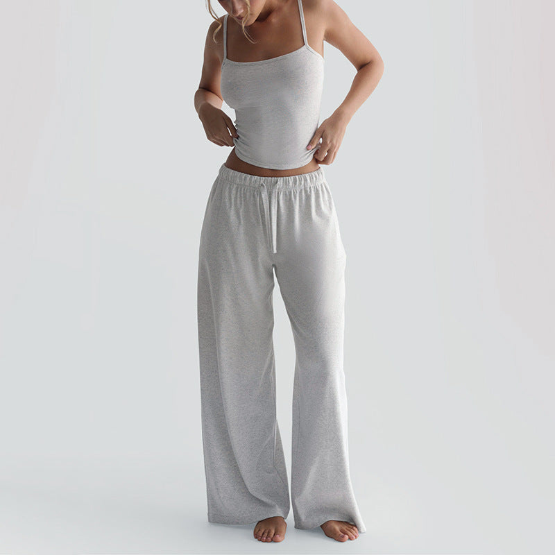 PATSY™ - Completo estivo casual senza maniche con top e pantaloni