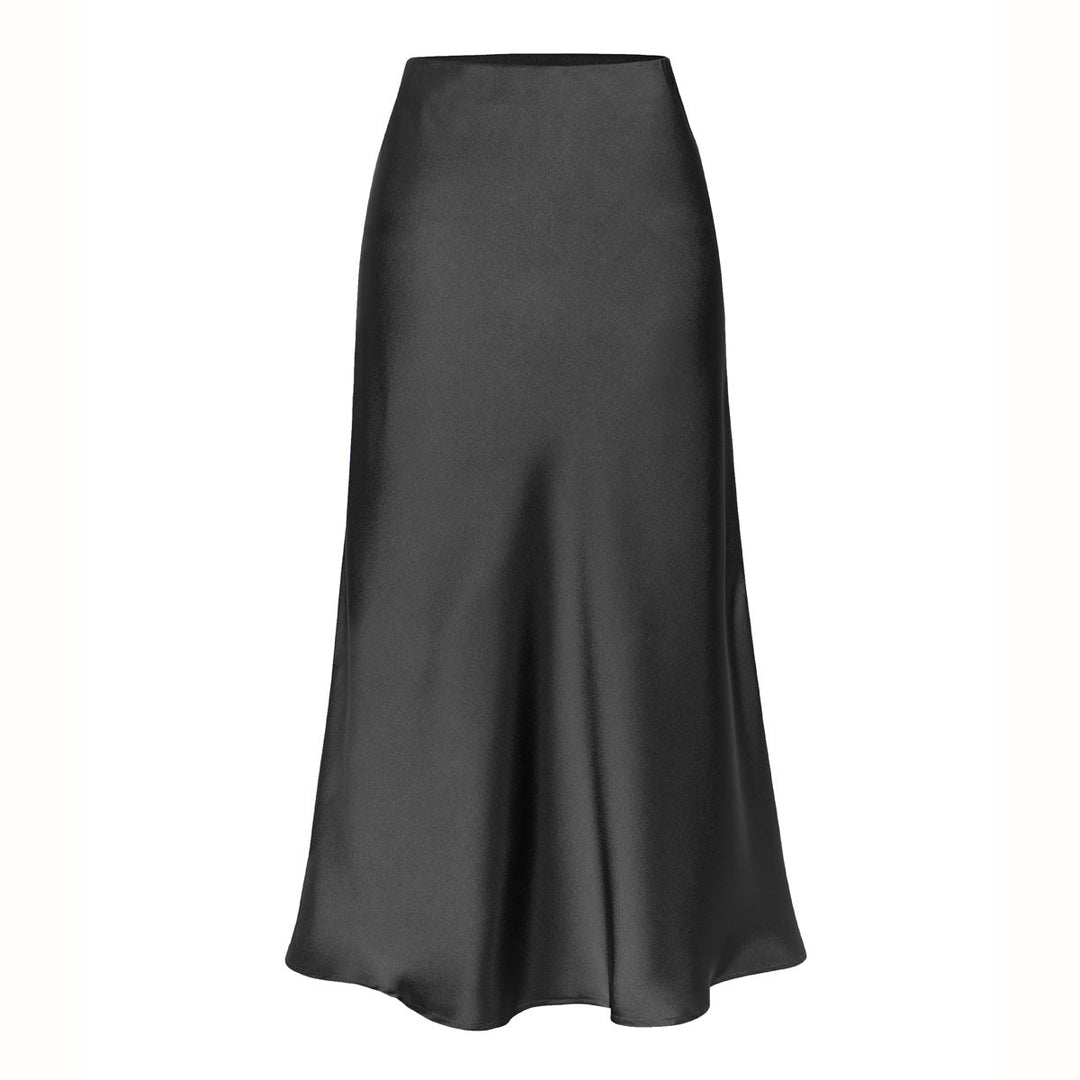 KEITH™ - Gonna Midi a Vita Alta con Spacco Laterale Elegante