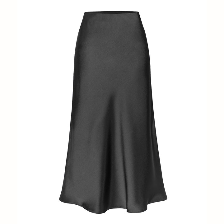 KEITH™ - Gonna Midi a Vita Alta con Spacco Laterale Elegante