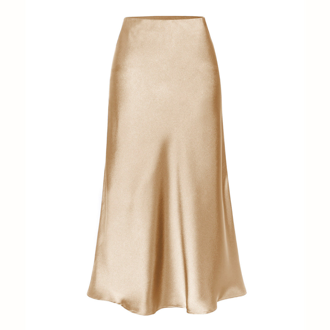 KEITH™ - Gonna Midi a Vita Alta con Spacco Laterale Elegante