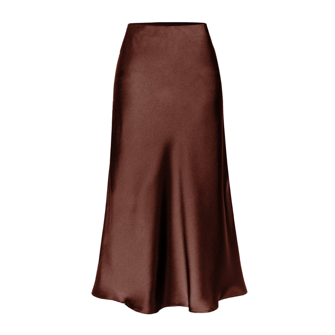KEITH™ - Gonna Midi a Vita Alta con Spacco Laterale Elegante
