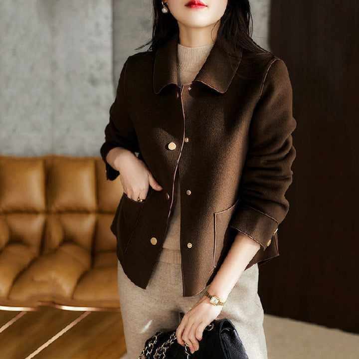 OVIDIA™ - Blazer con collo, maniche lunghe e bottoni frontali - Classy