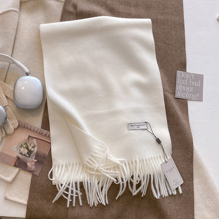 KHIONNE™ - Sciarpe a foulard morbide e comode con nappe a tinta unita