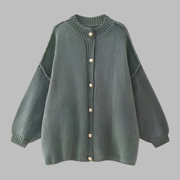 GANI™ – Classic Botton-Up Long Sleeve Cardigan