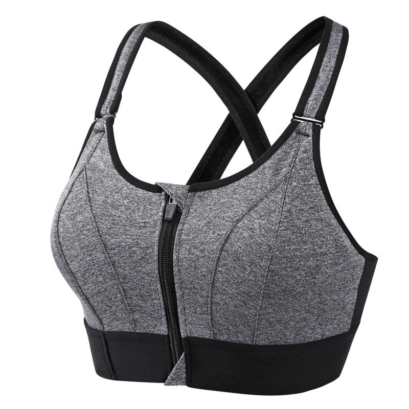 Pauline | Reggiseno sportivo con cerniera frontale