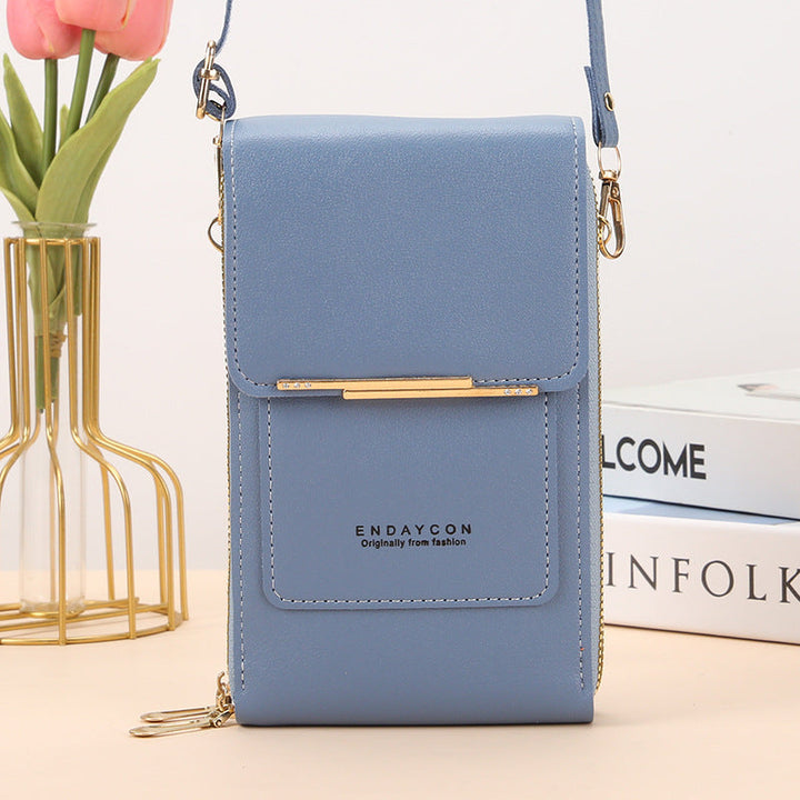 CORA™ - Borsa a tracolla per cellulare elegante con touch screen