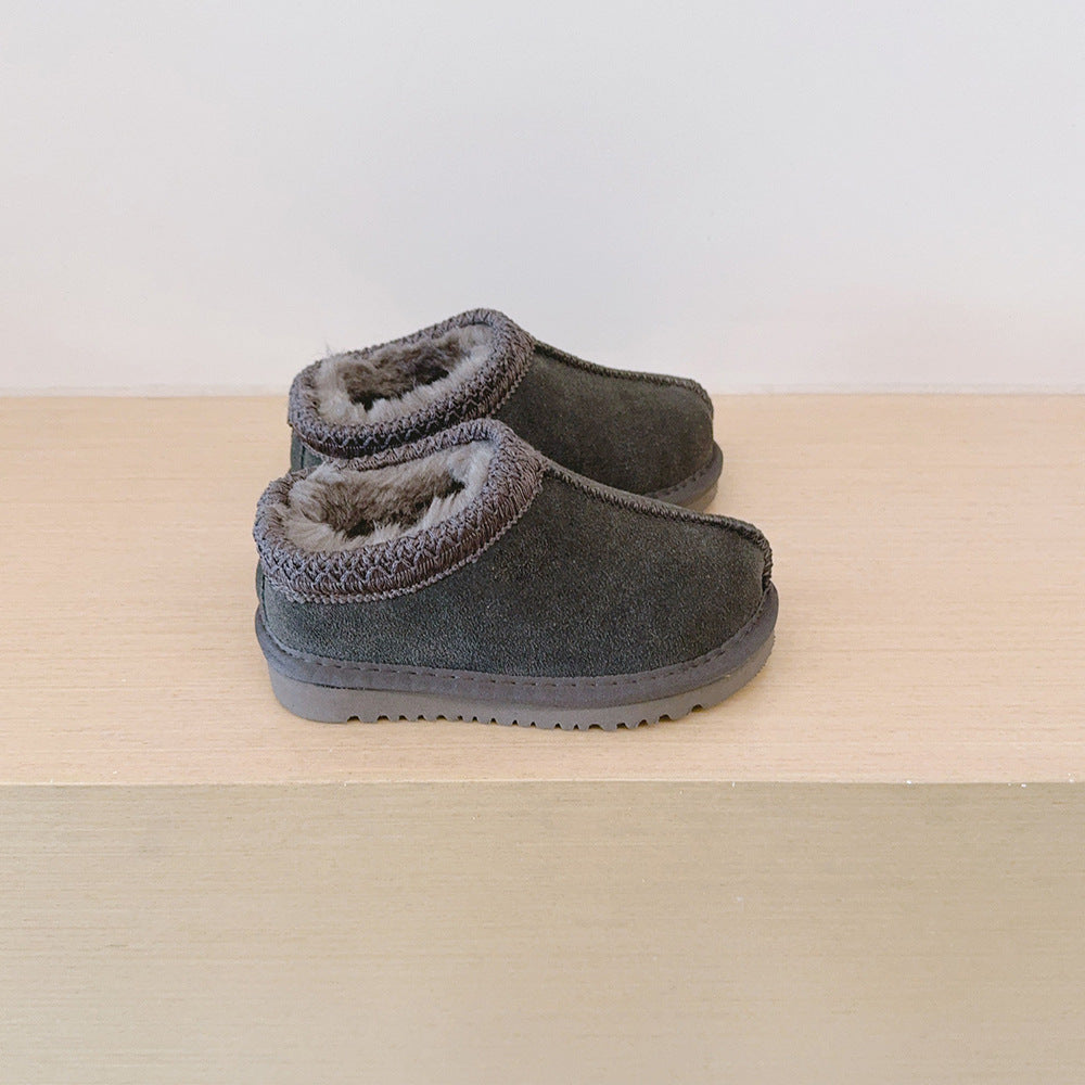 HALO™ - Ciabatte Aperte Comode e Morbide in Pelle Scamosciata Intrecciata