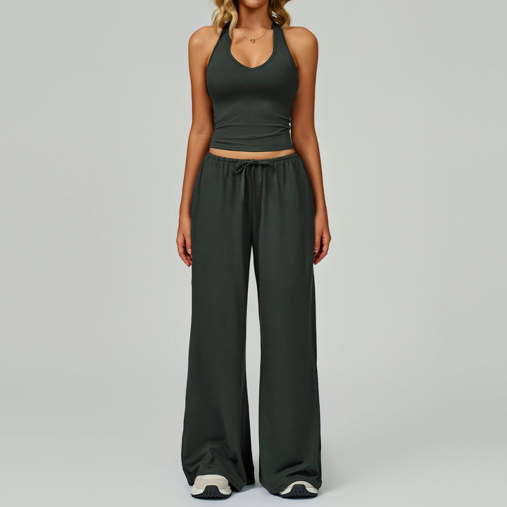 DINGDING™ - Set composto da canotta corta e pantaloni a gamba larga