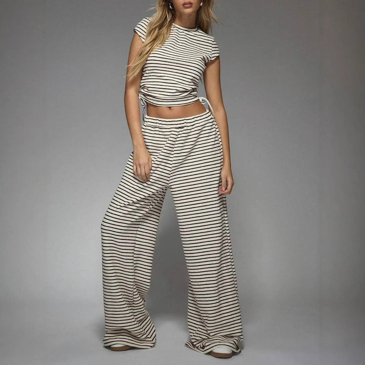OWENA™ - Completo Tuta da Casa Casual a Righe