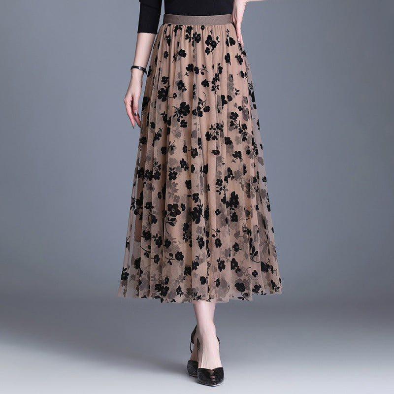ADELINE™ – Gonna midi floreale chic