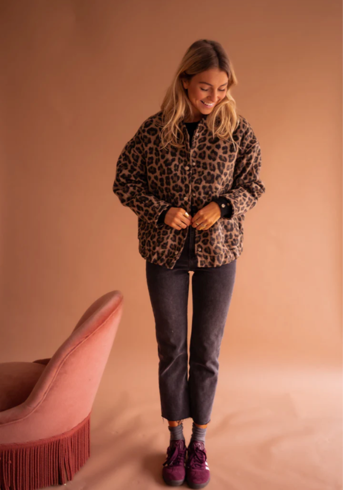 Charlene | Leopard Print Jacket