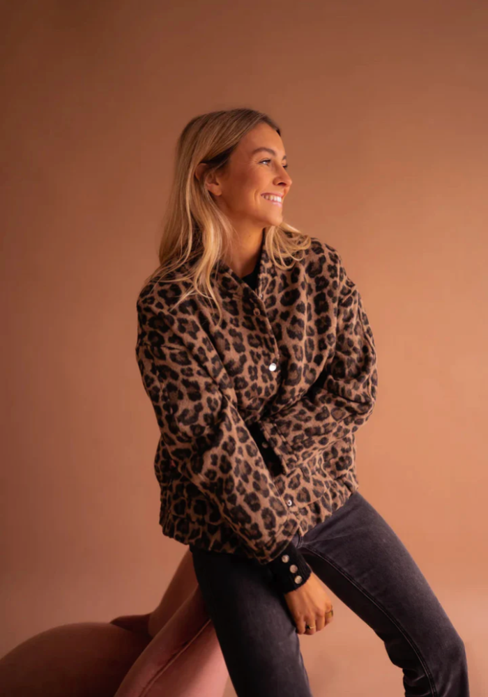 Charlene | Leopard Print Jacket