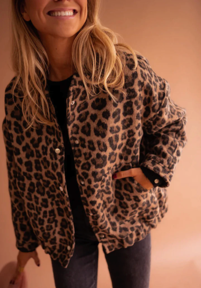 Charlene | Leopard Print Jacket