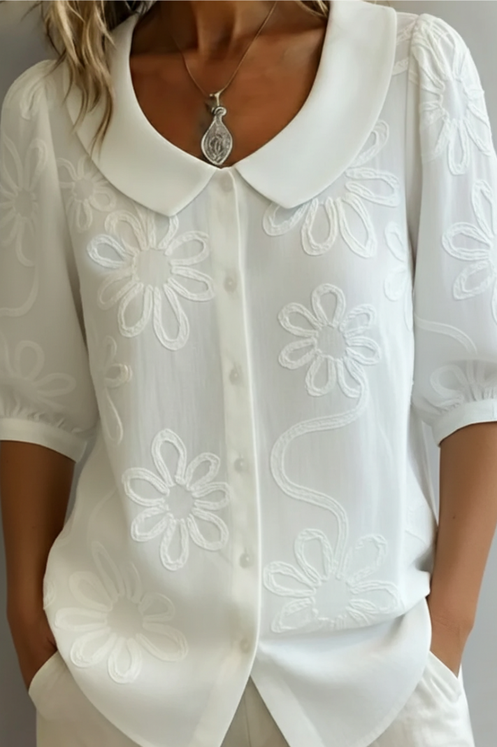 Sandra | Blusa Floreale Elegante