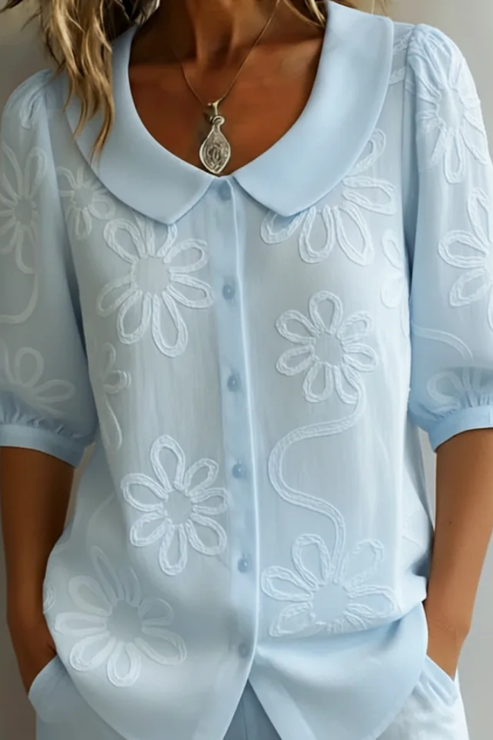 Sandra | Blusa Floreale Elegante