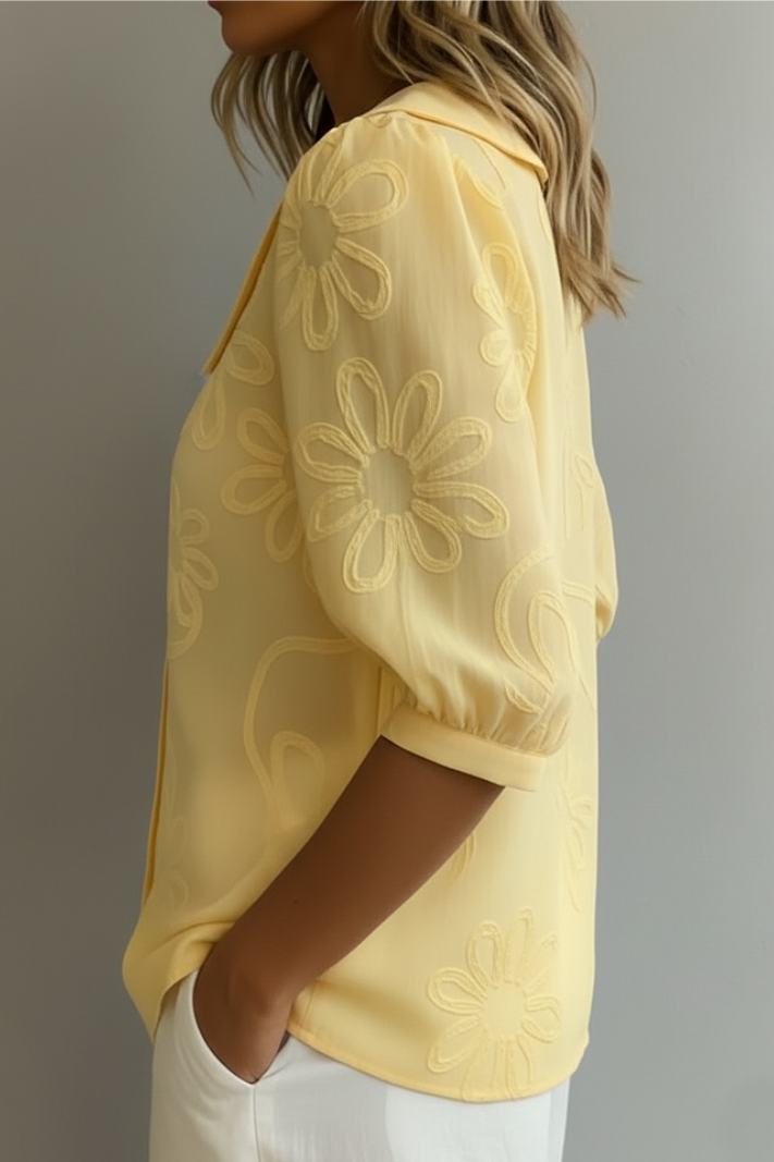 Sandra | Blusa Floreale Elegante