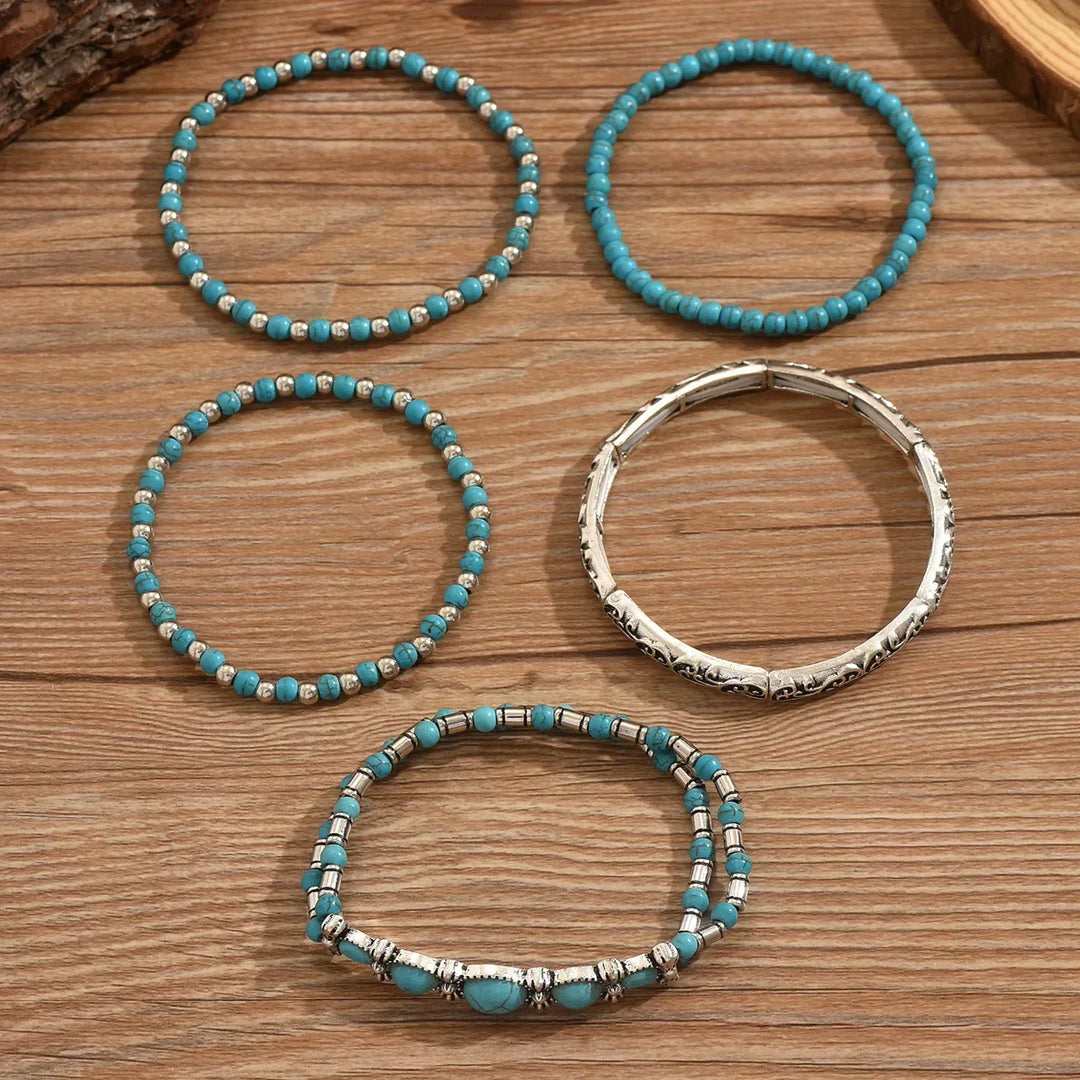 Sienna™ | Vintage Turquoise Bracelet Set