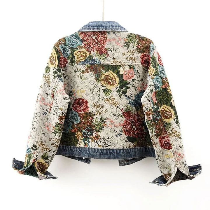 Rosemary | Giacca corta patchwork floreale