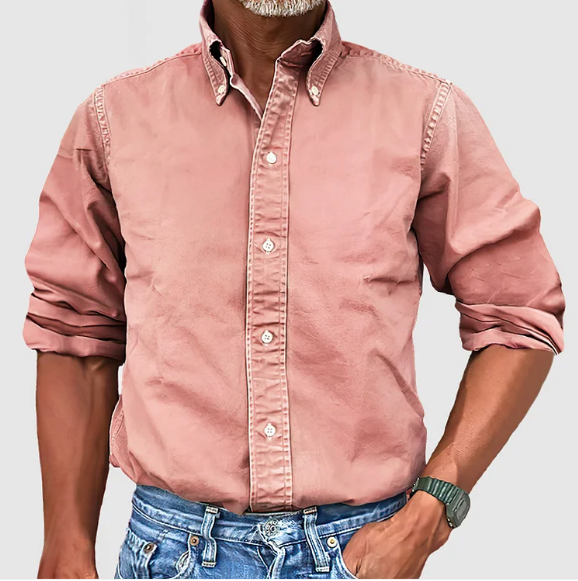Stephen | Camicia essenziale a maniche lunghe