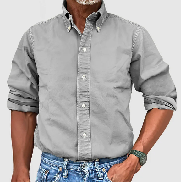 Stephen | Camicia essenziale a maniche lunghe