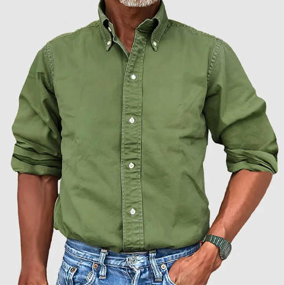 Stephen | Camicia essenziale a maniche lunghe
