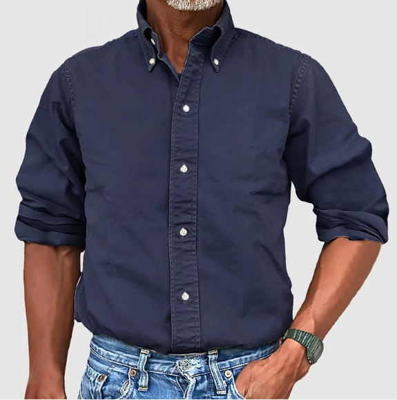 Stephen | Camicia essenziale a maniche lunghe