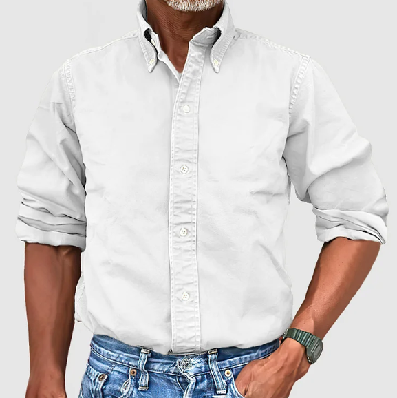 Stephen | Camicia essenziale a maniche lunghe