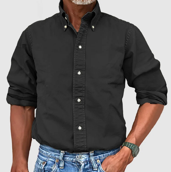 Stephen | Camicia essenziale a maniche lunghe