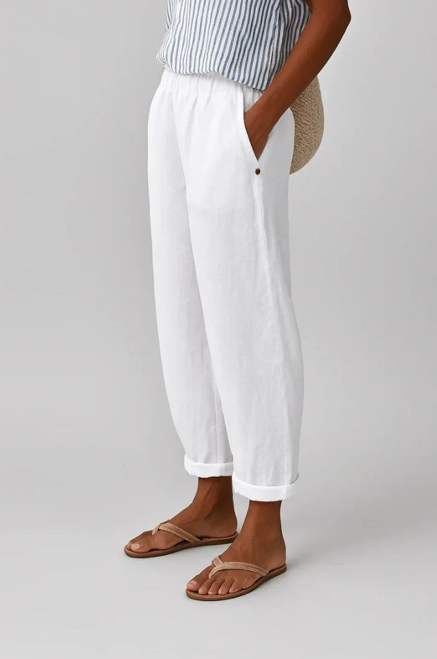 Stella | Pantaloni intramontabili effetto lino