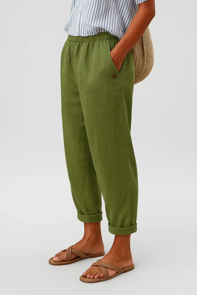 Stella | Pantaloni intramontabili effetto lino
