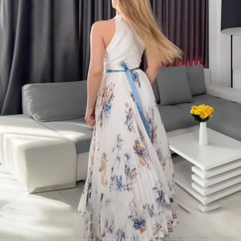 Judith | Elegant Pleated Maxi Dress