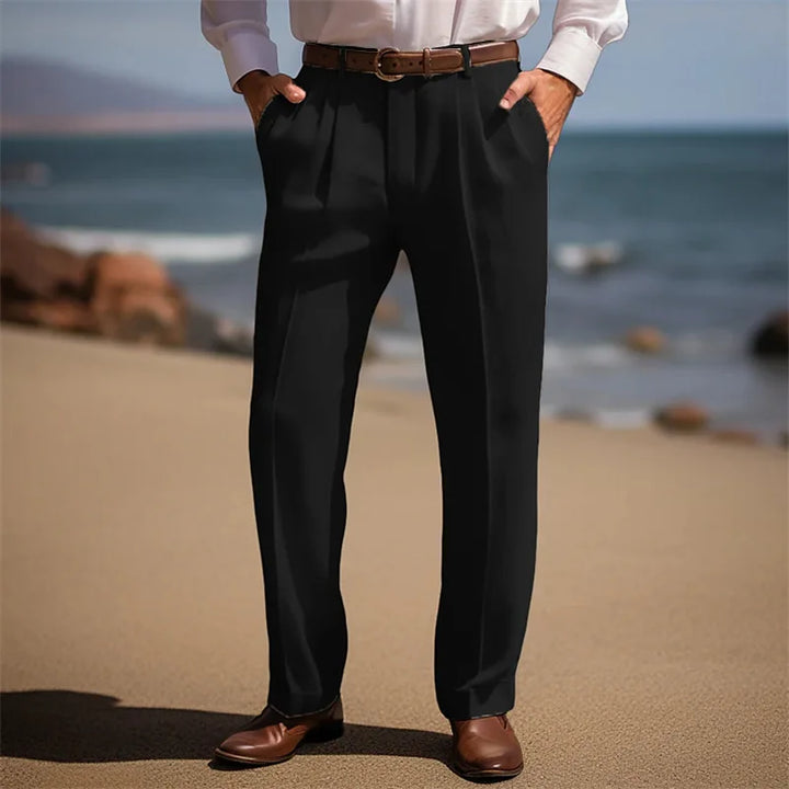 Como | Pantaloni Lino Eleganti