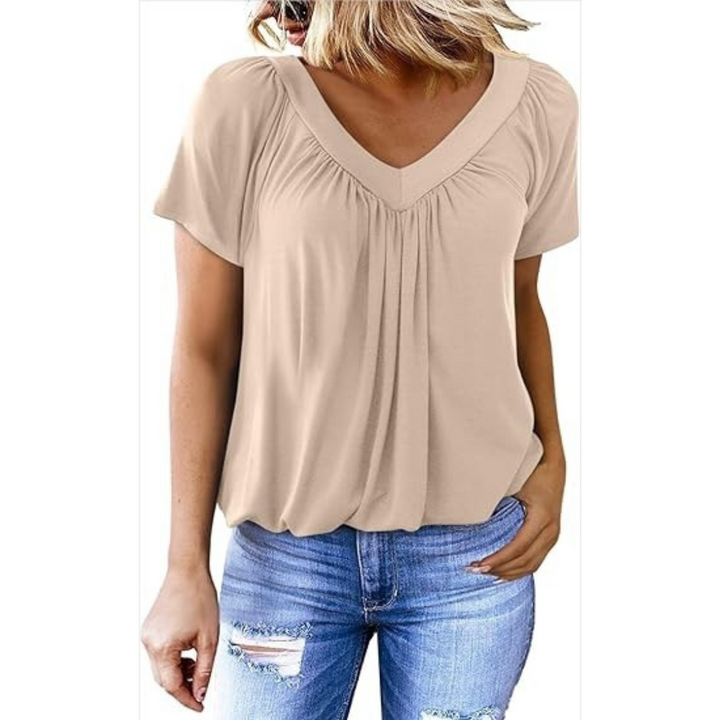 KENNEDY | Top casual con scollo a V